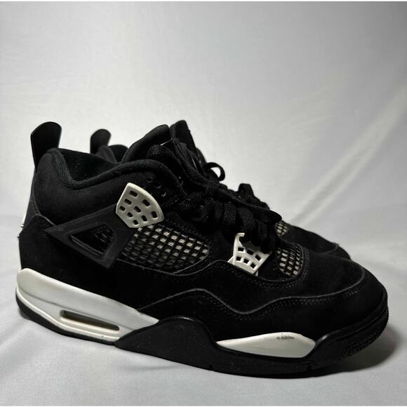 Size 9.5 - Nike Air Jordan 4 RetroWhite Thunder Men's Shoes Ships Now